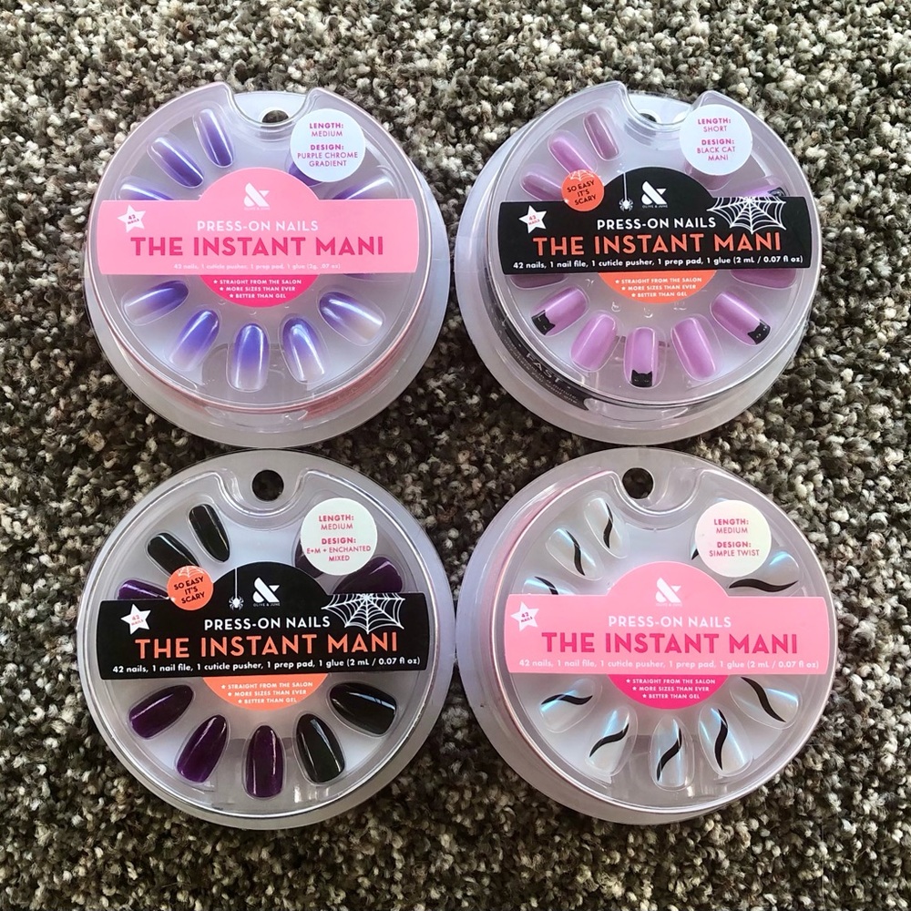 4 Olive & June The Instant Mani Press-On Nails Kits